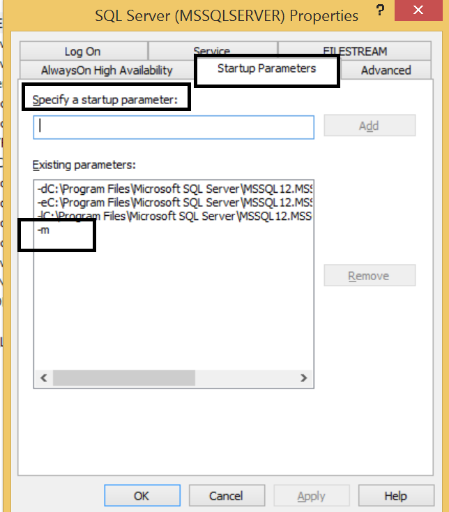 How to bring SQL Server Instance in Single user mode and Connect as ...