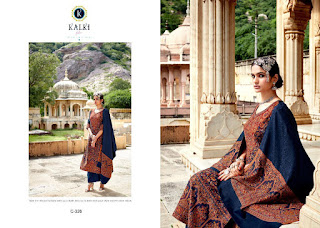 Kalki Fashion Gulmohar Vol 2 Kashmiri Work Pashmina Collection