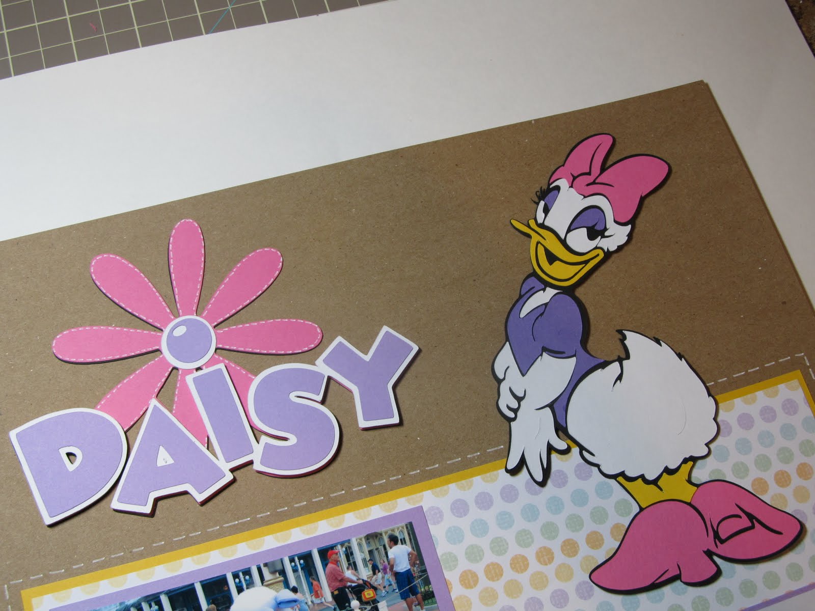 Creative Cricut Designs & More.... Daisy Duck Scrapbook Layout