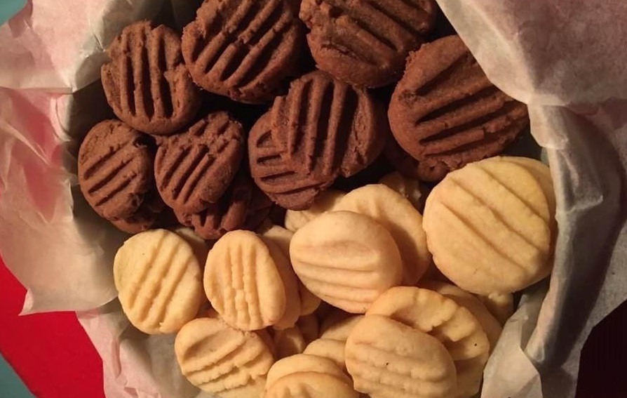 Быстрое песочное печенье из 4-х ингредиентов