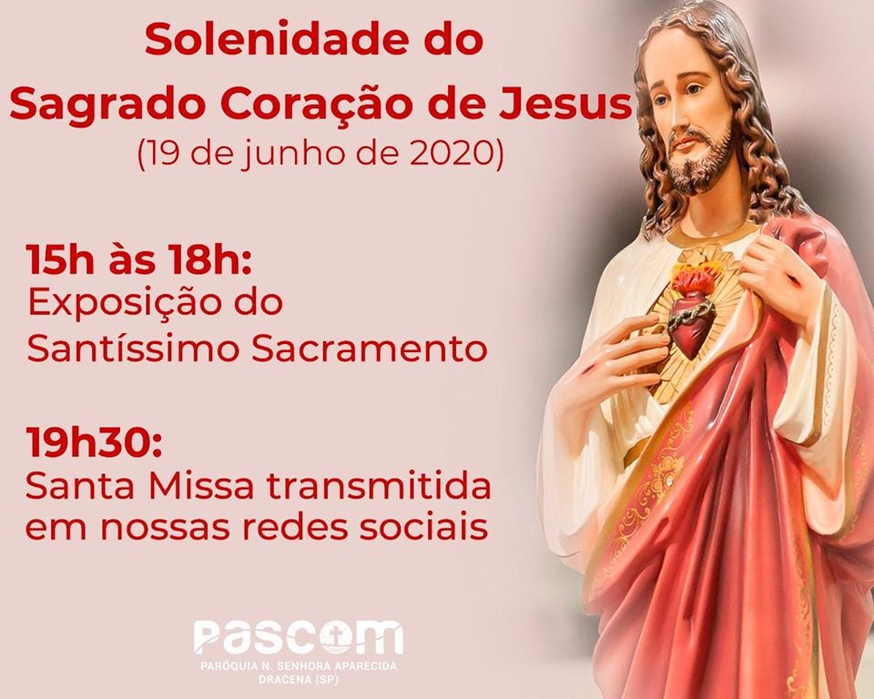 Bastidores da Notícia Dracena DIA DO SAGRADO CORAÇÃO DE JESUS Bastidores da Notícia Dracena DIA DO SAGRADO CORAÇÃO DE JESUS
