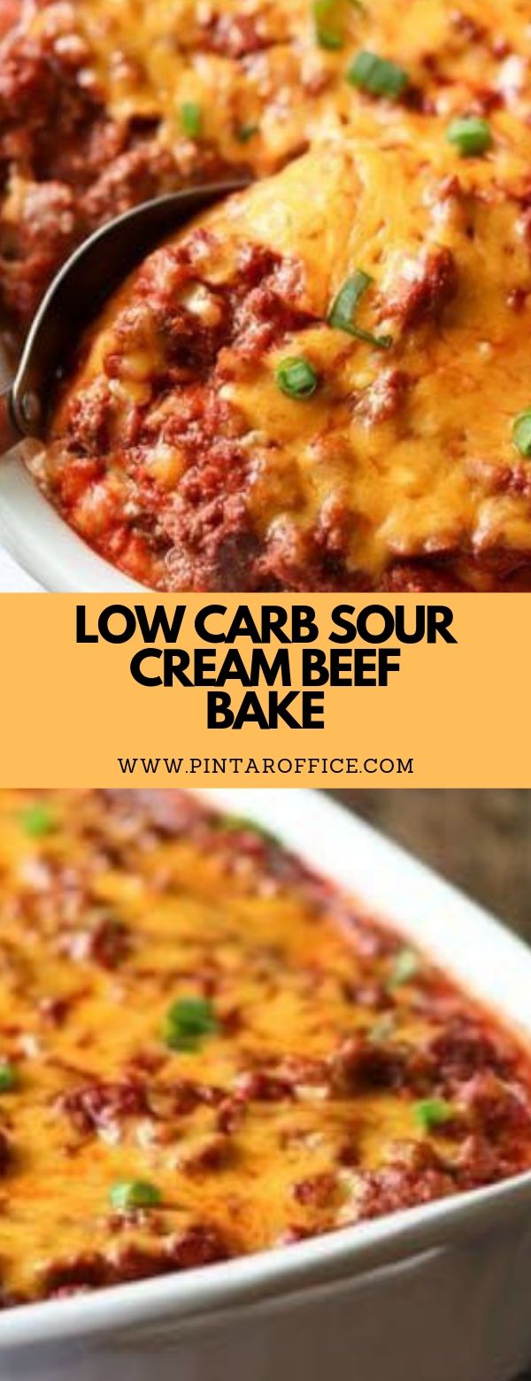 LOW CARB SOUR CREAM BEEF BAKE Cooky & Foody