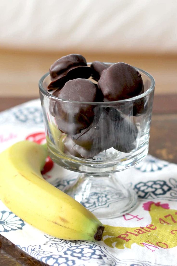 Dark Chocolate Peanut Butter Banana Bites Foodie Heaven