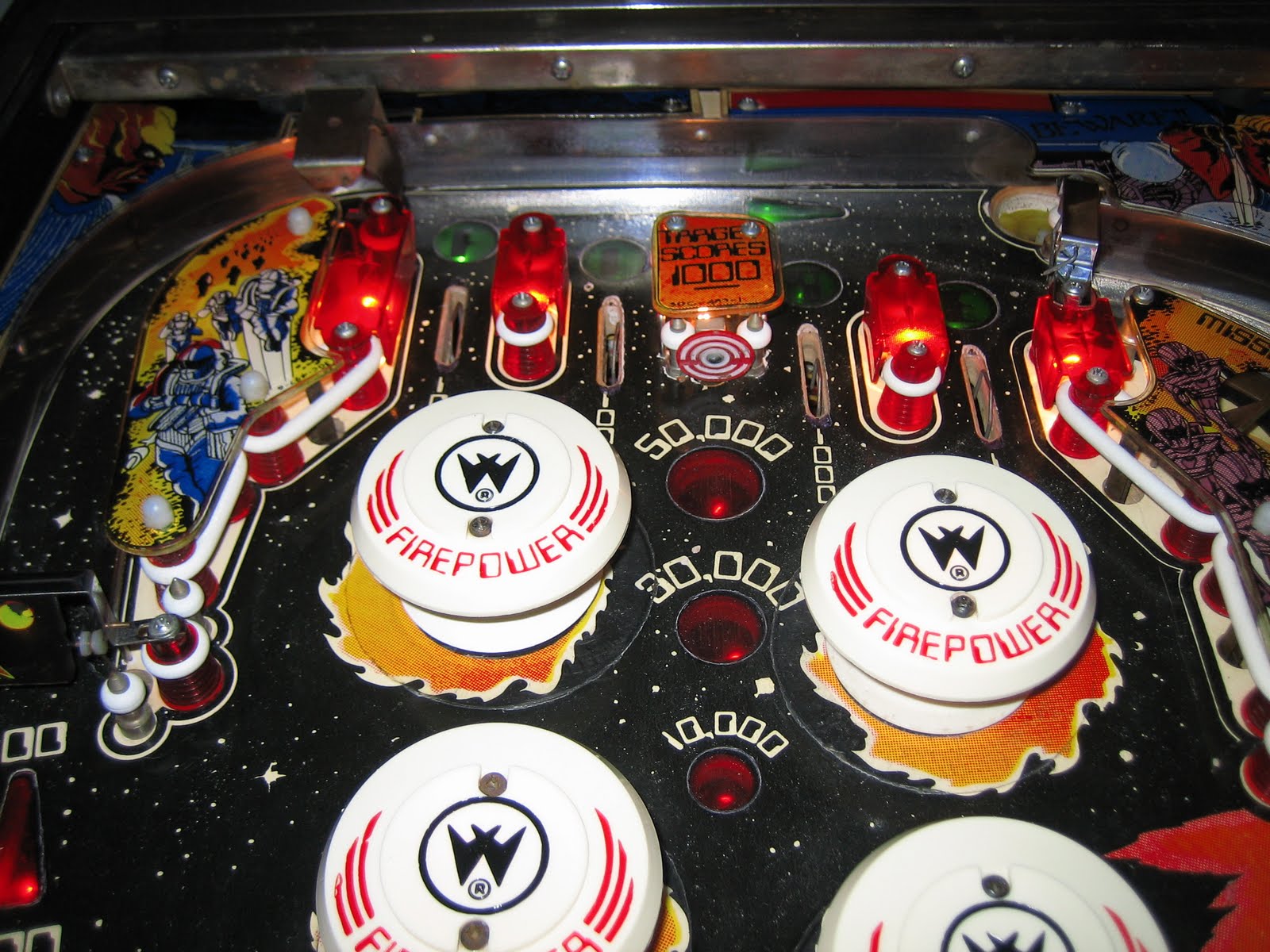 suicide bullets: New Pinball: Firepower - Williams, 1980