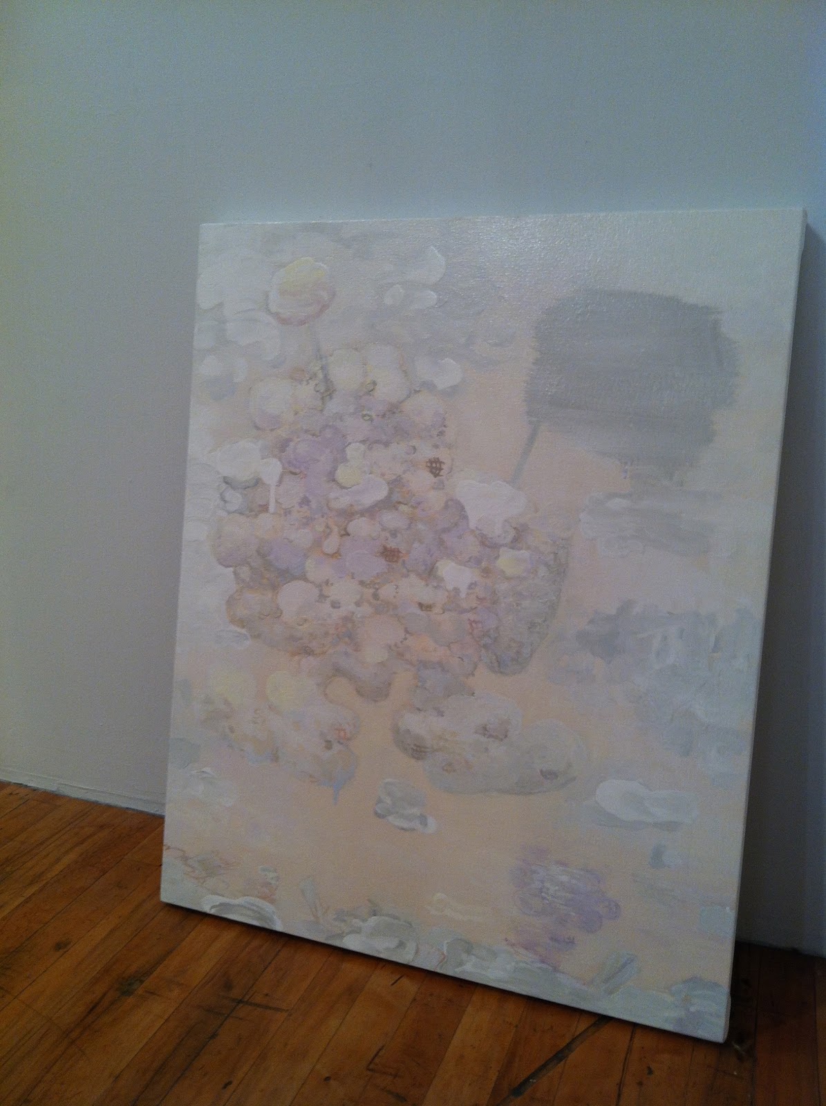 Raggedy Ann's Foot White Painting by Jane Fine