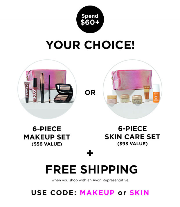 👉Spend $60 plus orders YOUR CHOICE OF 6-PIECE MAKEUP SET