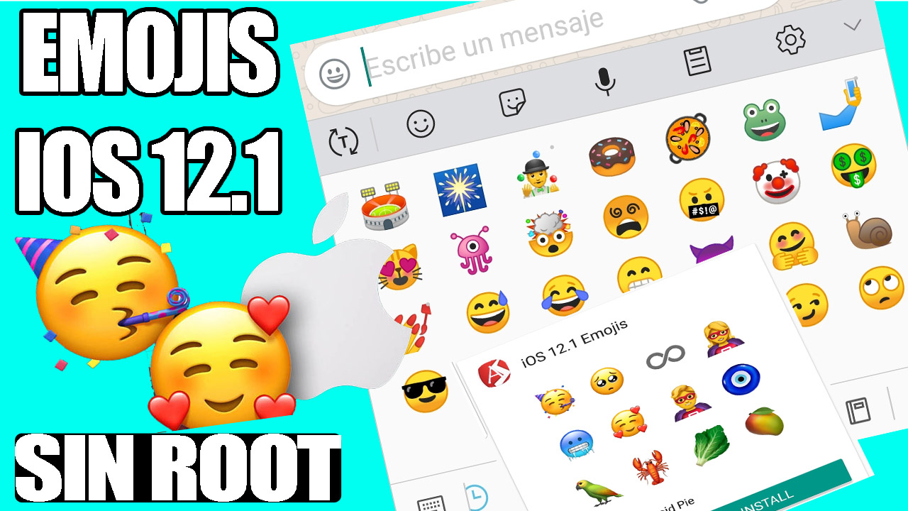 Tener emoticones de Iphone en Android