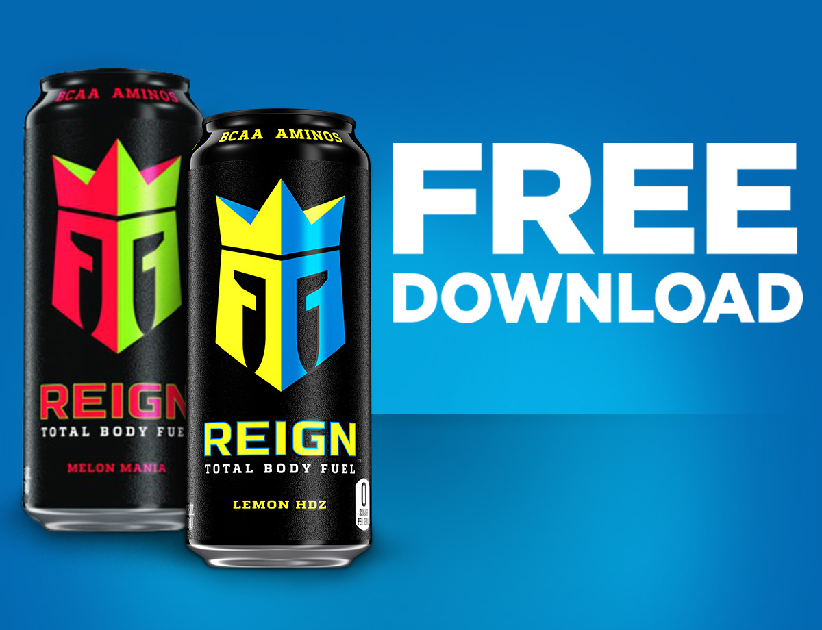 Receive ONE (1) FREE Reign Energy Drink , any variety (16 fl oz