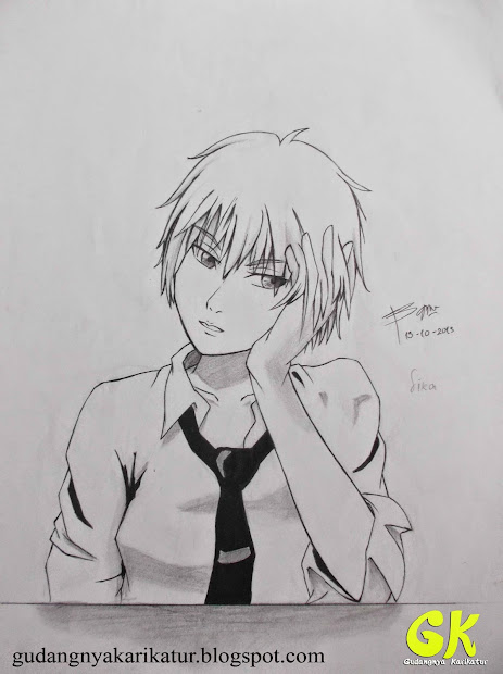 Fantastis 19+ Gambar Animasi Wanita Hitam Putih Keren