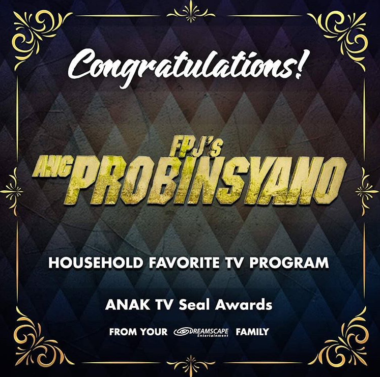 ‘The Generals Daughter’ wins a Household Favorite Award at the Anak TV