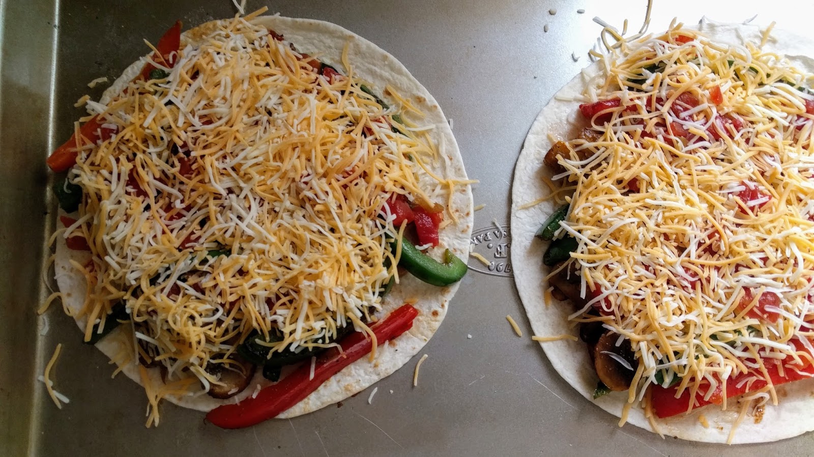 Stuff & Nonsense OvenBaked Vegetable Quesadillas