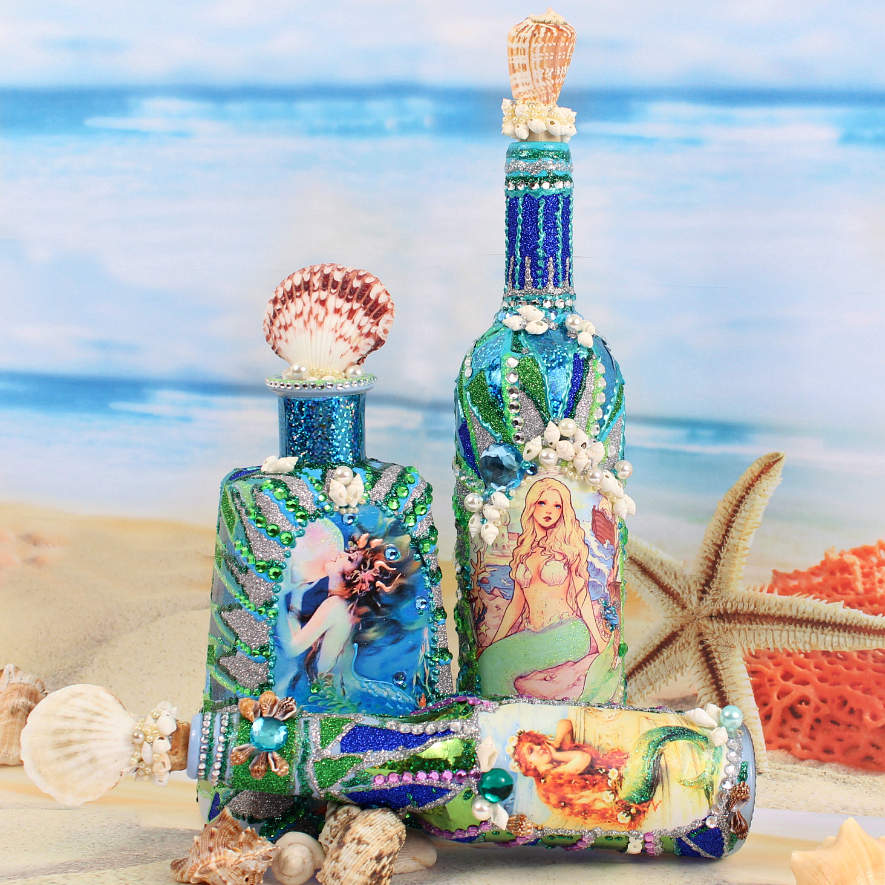 Mark Montano Mermaid Bottles