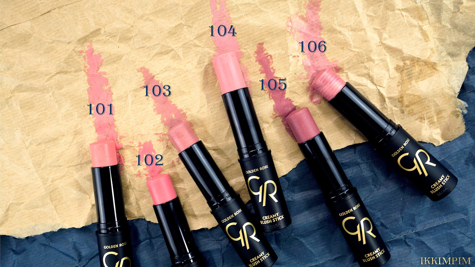 IKKIM.PIM Review Golden Rose Cream Blush Stick