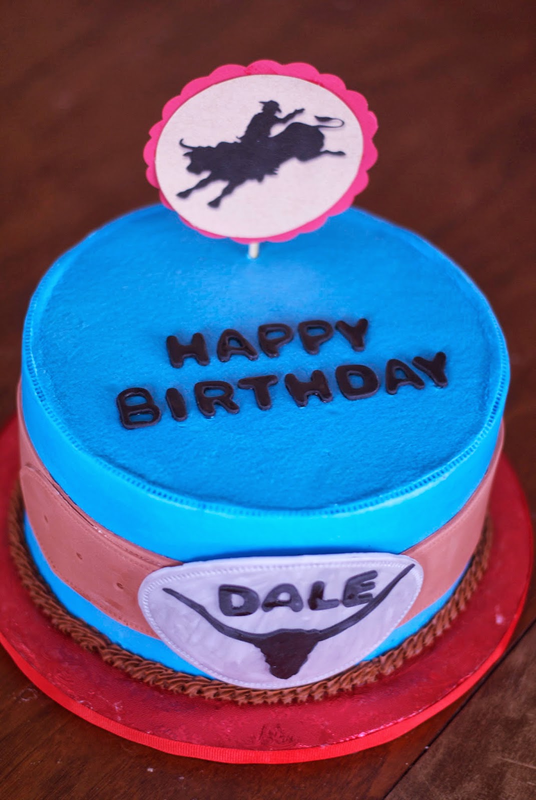 Country Cupboard Cakes: Bull Riding Cake