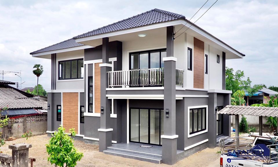 Modern 2 storey house plan