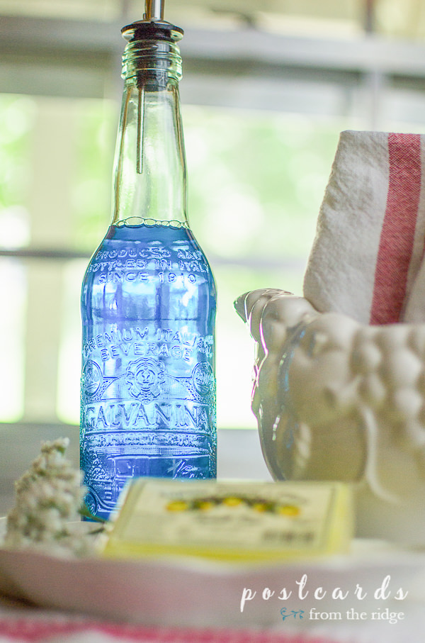 DIY Glass Bottle Dish Soap Dispenser Giveaway Postcards from the Ridge