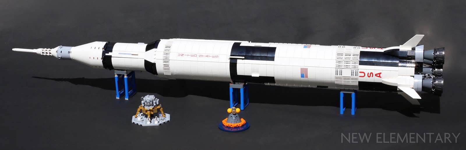 Lego Saturn V Display Ideas