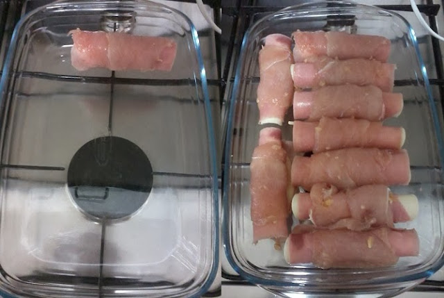 enroladinho de filé de frango assado com presunto e queijo Receita de enroladinho de filé de frango assado com presunto e queijo