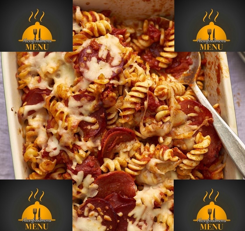 HOT PASTA RESTAURENT SUNDAY MENU PEPERONI RAGU MACARONI OR SPAGHETI