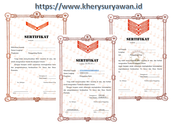 Sertifikat Piagam Pramuka Tingkat Penggalang Bentuk Word Terbaru Kherysuryawan Id