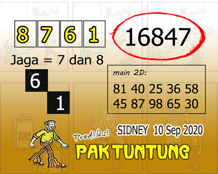 Pred Sdy Kamis 10 September 2020 Pred Togel Sydney Hari Ini Terjitu