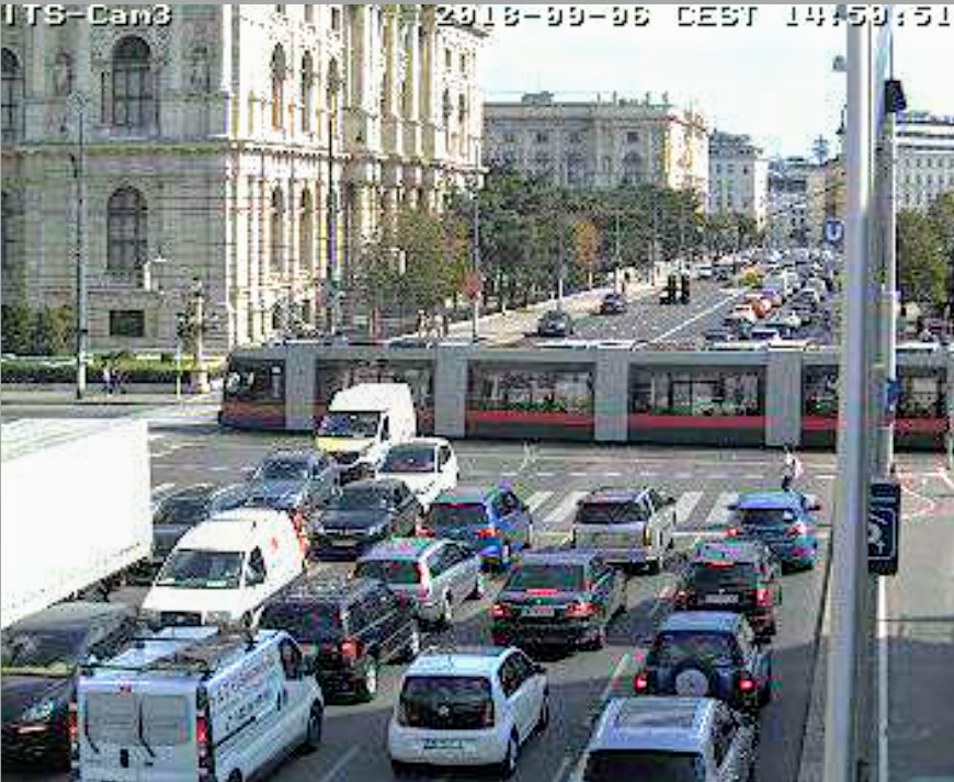 Webcam Bei Der Anschlussstelle Gurtel Landstrasser Hauptstrasse Auf