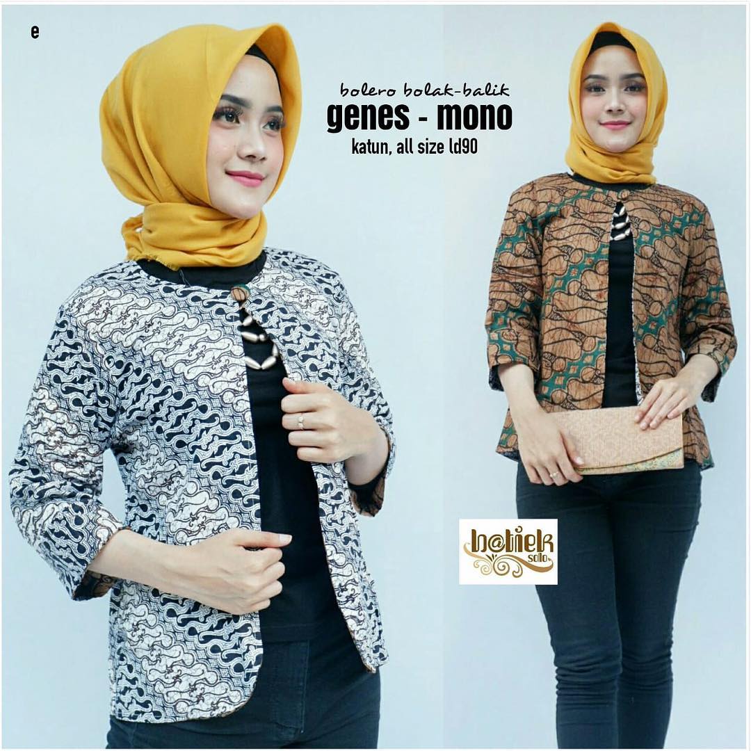 46 Model Tunik Batik Remaja 2019 Desain Modern Model Baju Muslim