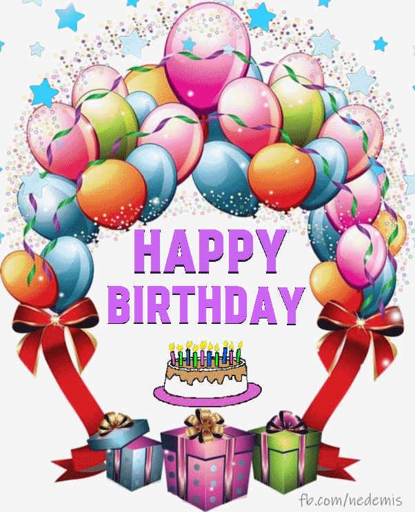 Happy Birthday Greeting balloon gif - Gif - Birthday Greeting