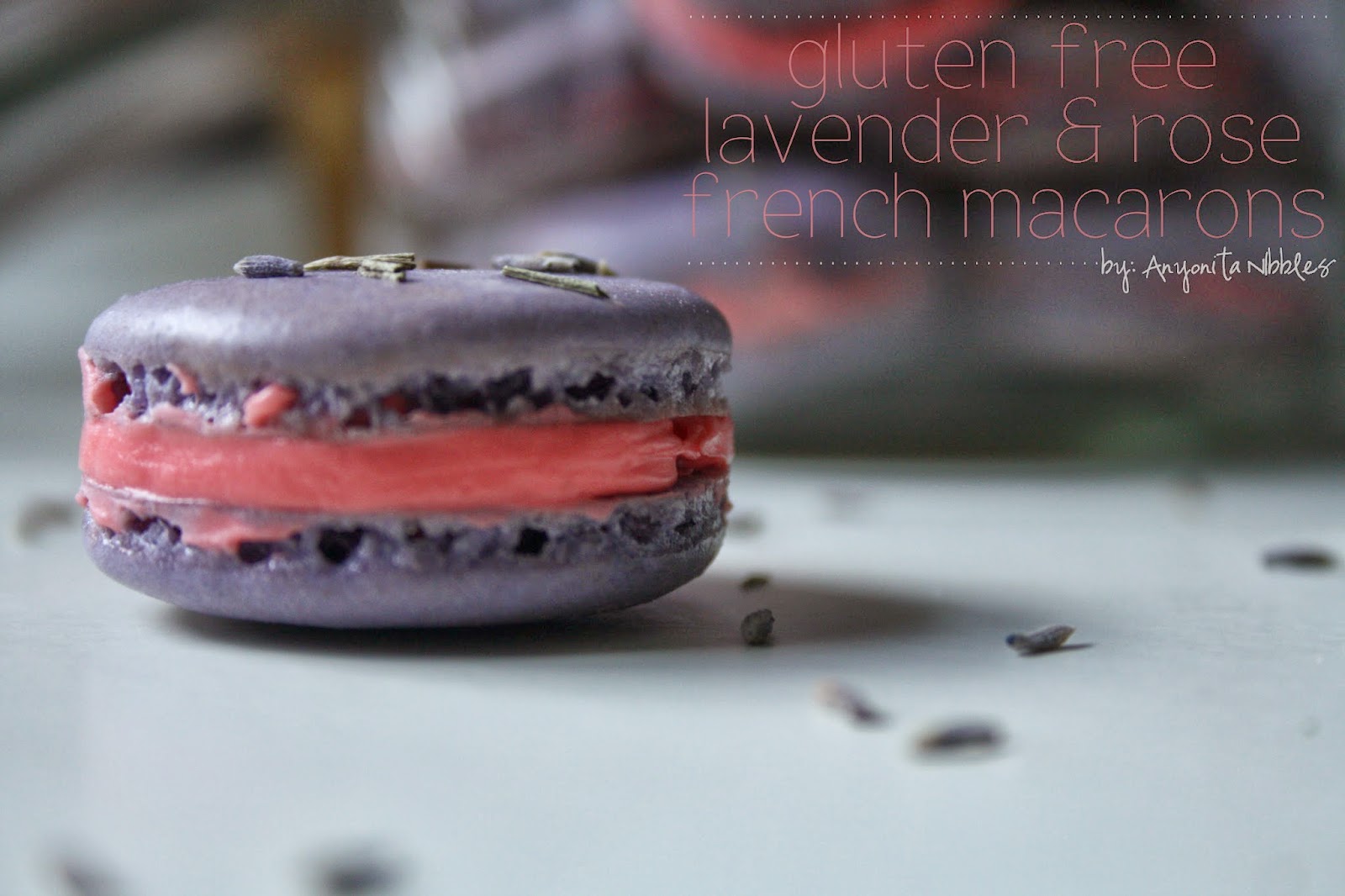 #glutenfree #lavender and #rose #French #macarons from @anyonita