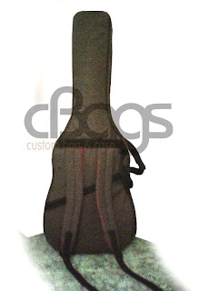 Tas Gitar listrik sekaligus efek model ransel punggung