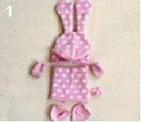 How to make cute sock bunny craft tutorial