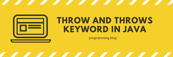 Difference Between throw and throws in Java with Examples