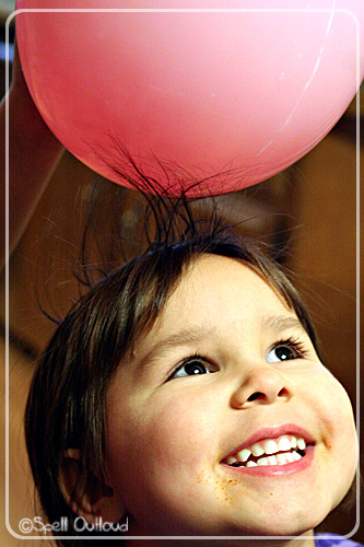 Static Electricity Balloon and Hair