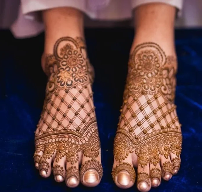 New Mehndi Designs – Beautiful Foot Mehndi Designs # i198