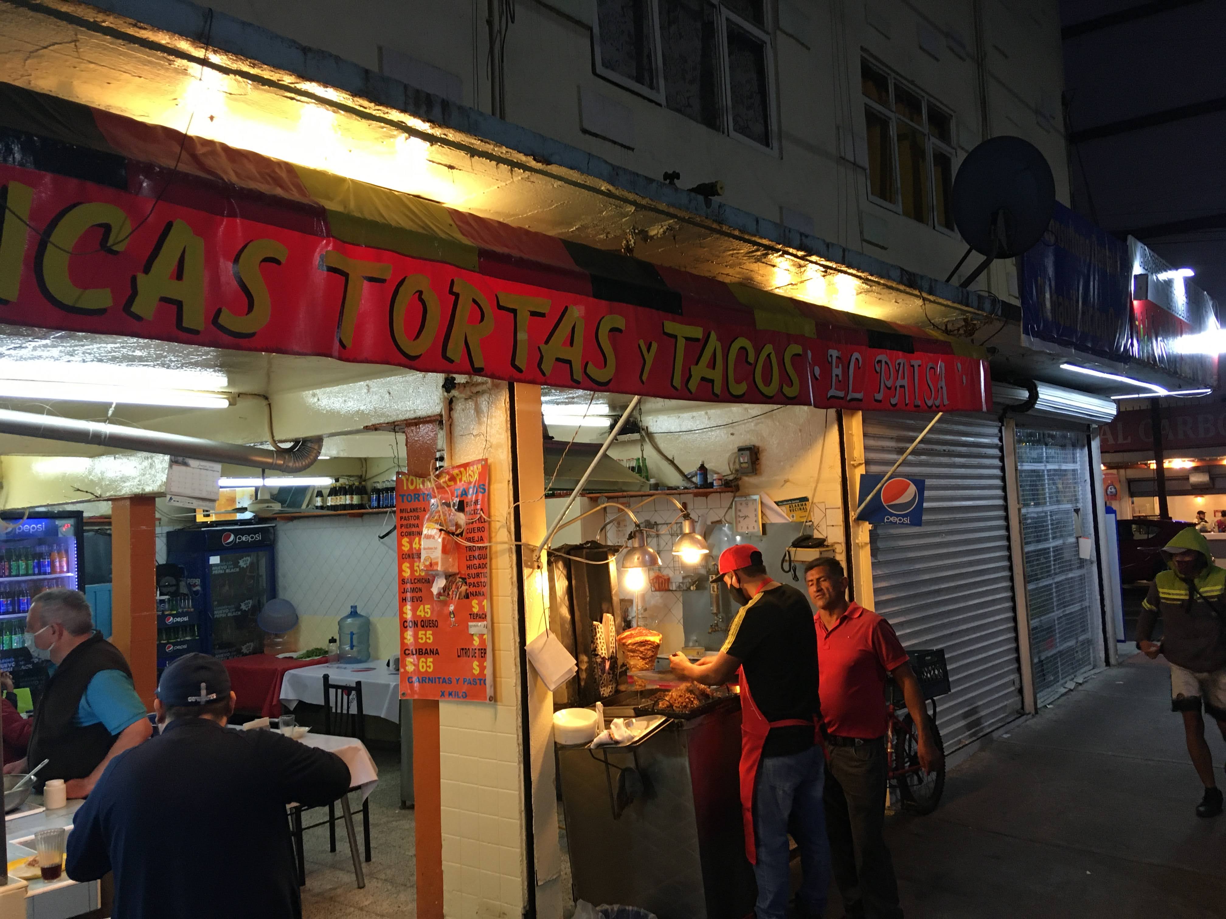 Laconada Tortas el Paisa (e a confusión e os tacos que non saen nos