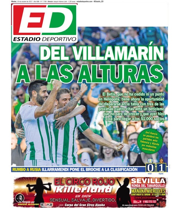 Betis, Estadio Deportivo: "Del Villamarín a las alturas"