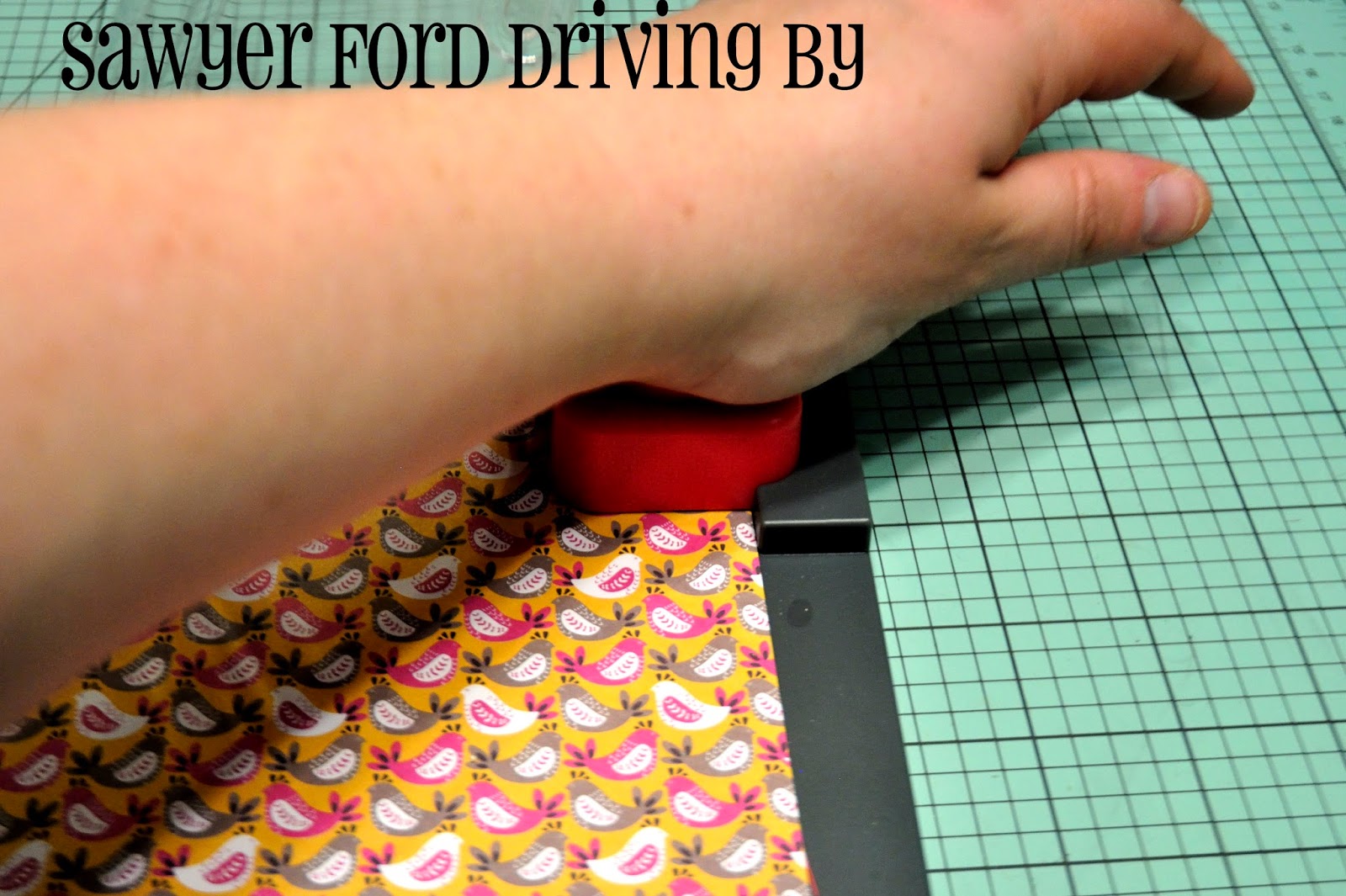 Sawyer Ford Driving By Pinwheel Punch Board