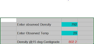 Hsd Density Vs Temperature Chart