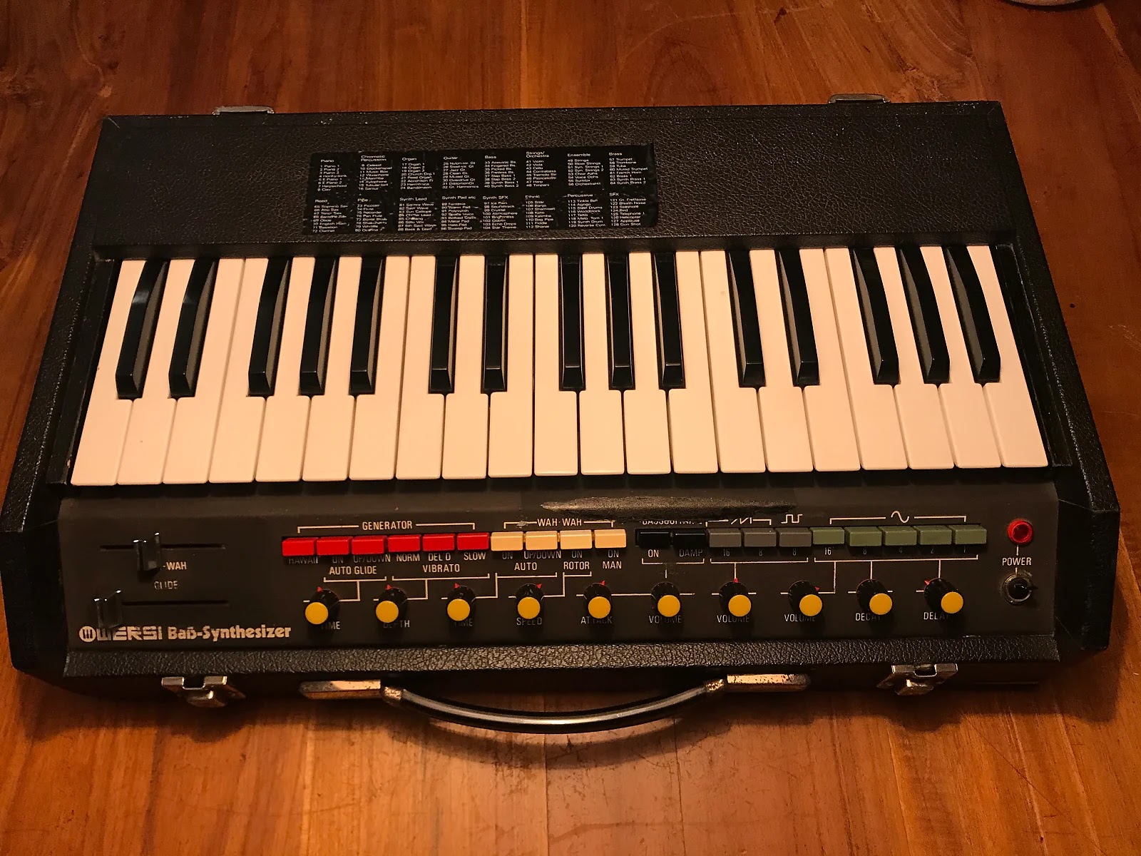 MATRIXSYNTH Wersi Analoge Bass Synthesizer AP 6 The Wersi AP 6