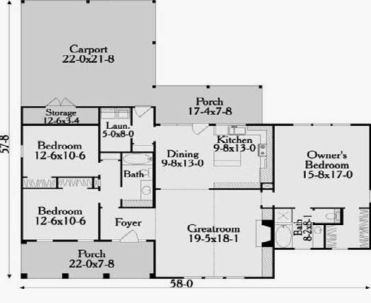 Planos de Casas: plano de una casa sencilla