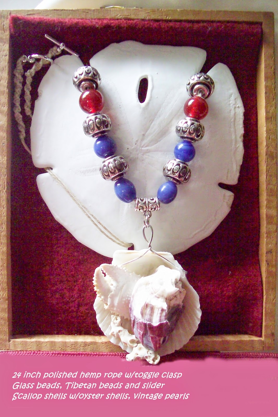 Southern OOAKS Shell jewelry pieces for (fingers crossed) Tacky Jack's