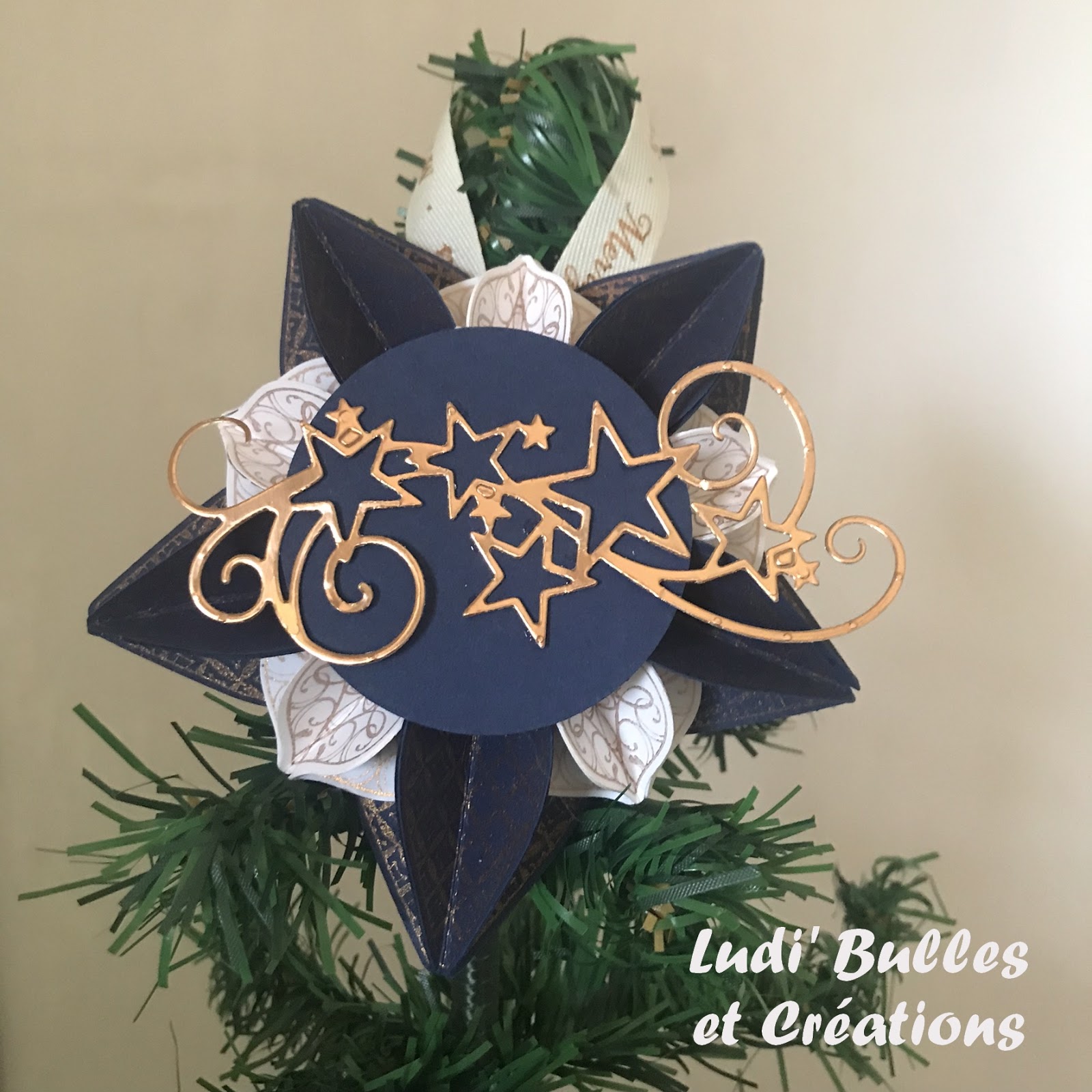 Ludi' Bulles & Créations: *Tutoriel* "l'Etoile" du sapin