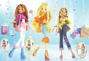 winx mattel dolls