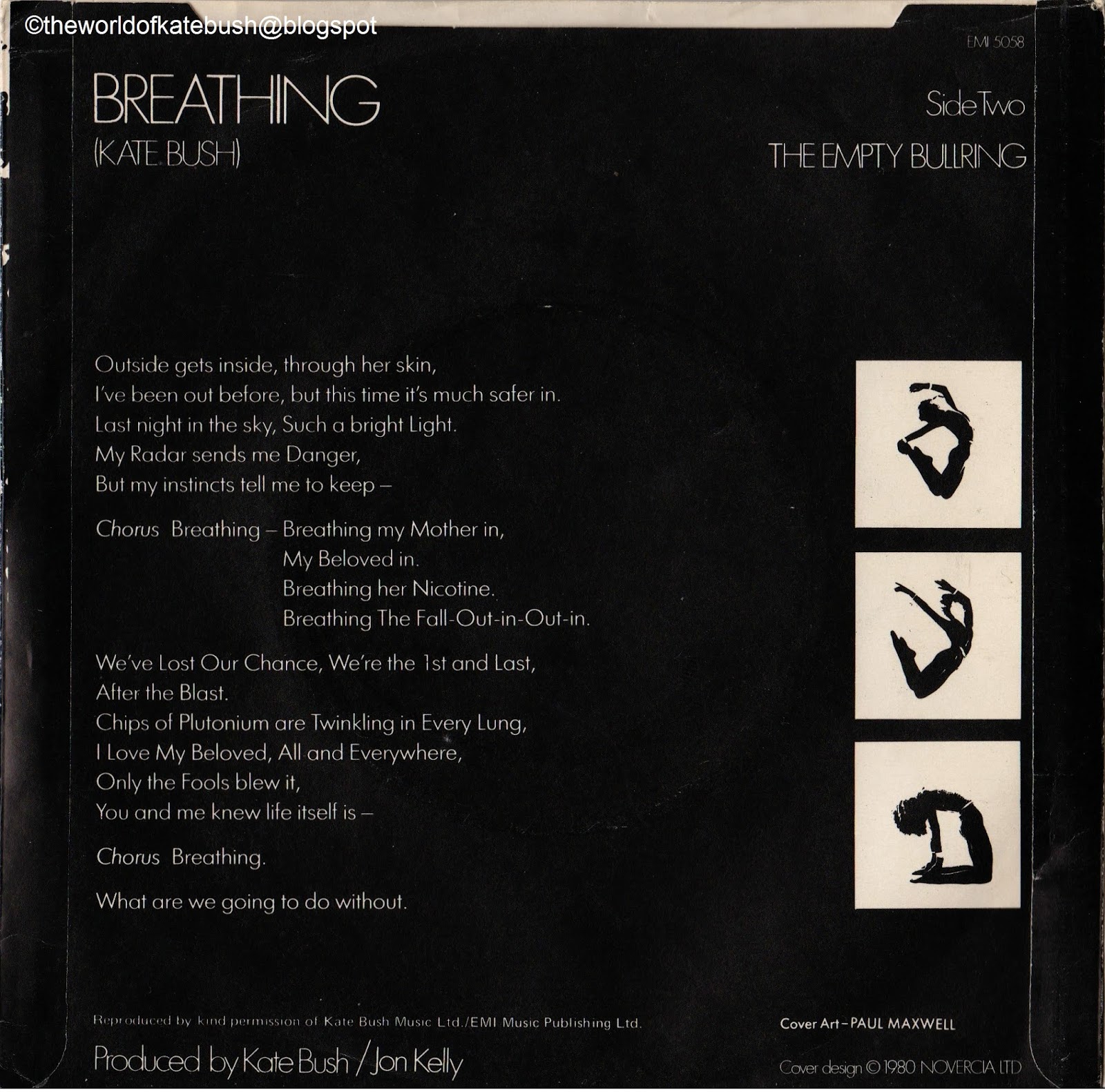 THE WORLD OF KATE BUSH Breathing UK 7" Demo (Demonstration) single