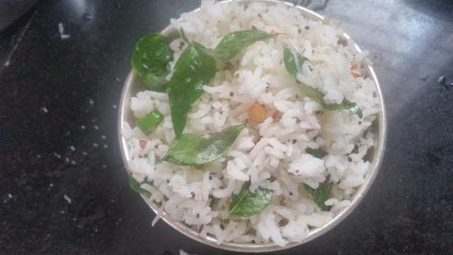 coconut rice recipe, South Indian breakfast