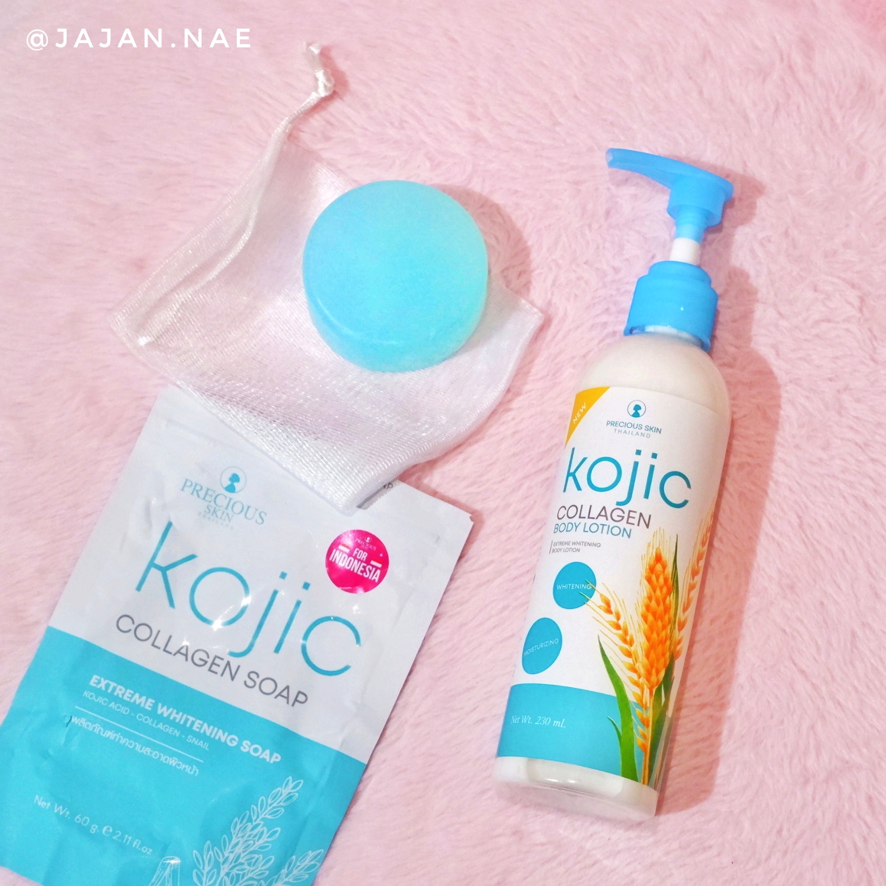 Review Kojic Collagen Body Lotion and Soap dari Precious Skin Jajan