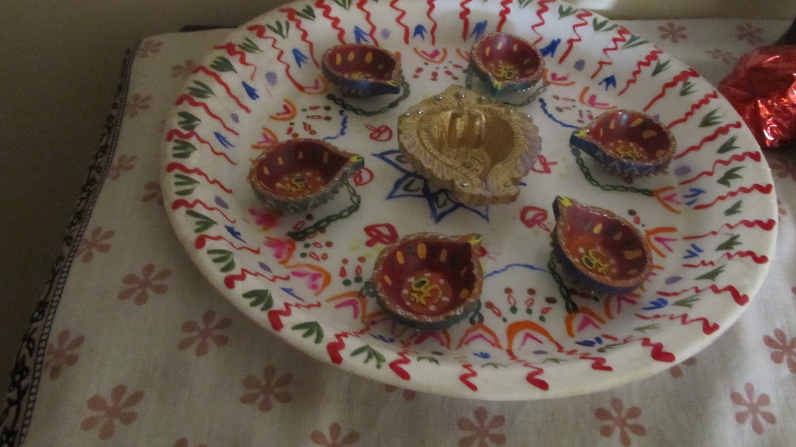 creative ideas Decorative aarthi plates