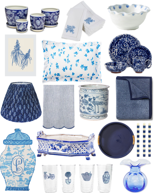 Blue and White Home Decor Finds