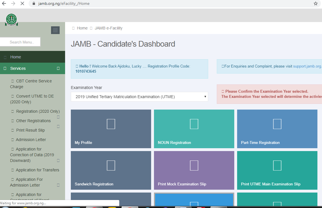 JAMB 2020 UTME/DE Sales Of Form And Registration Begins See