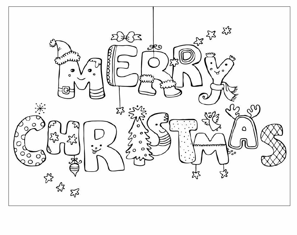 daily coloring pages alphabet christmas - photo #35